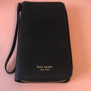 Kate Spade Folio Case Saffarano Black for IPhone